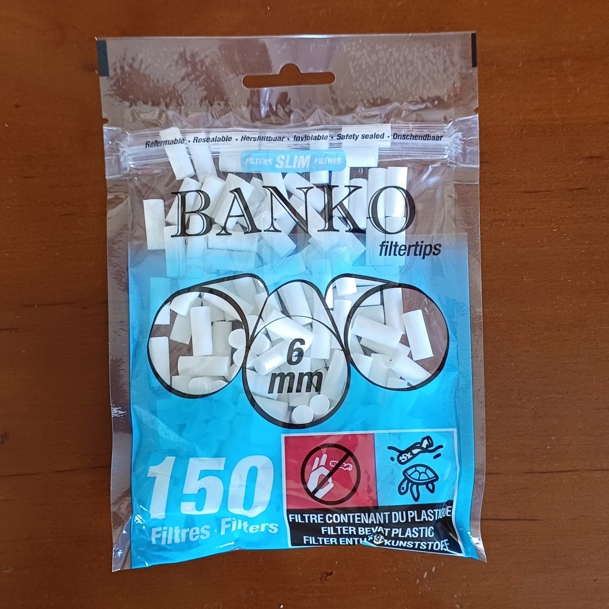 Pack de 150 Filtres à cigarette Banko 6mm - PlantesAFumer