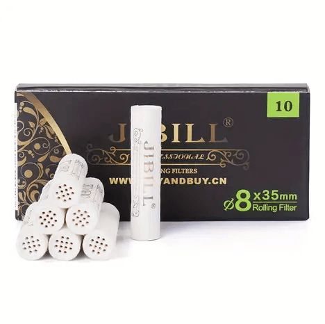 Filtres au charbon actif Jibill 8mm réutilisables x10 - PlantesAFumer