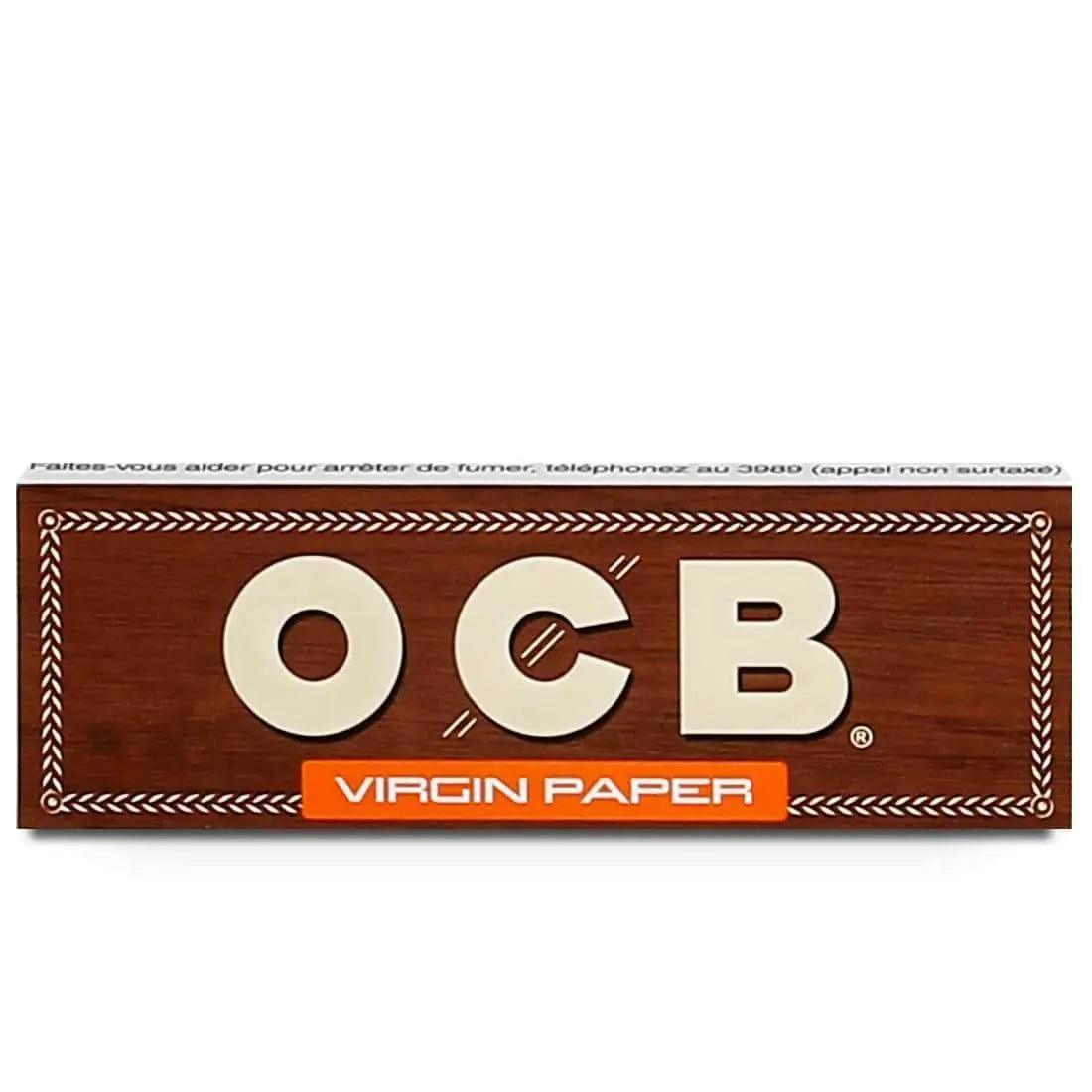 Feuilles OCB Virgin paper x50 non-blanchies - PlantesAFumer