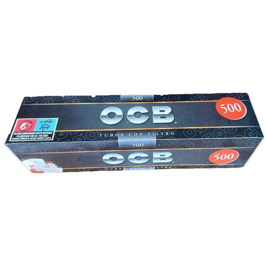 Boite de 500 tubes avec filtre OCB pour cigarettes tubées - PlantesAFumer
