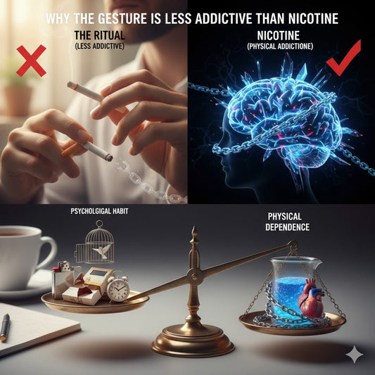 Pourquoi le geste de fumer est moins addictif que la nicotine ?