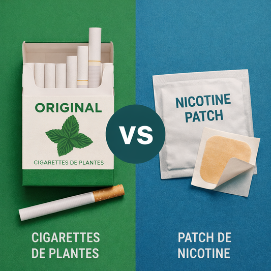 Cigarettes de plantes vs patch de nicotine : quelle solution choisir pour arrêter de fumer ?