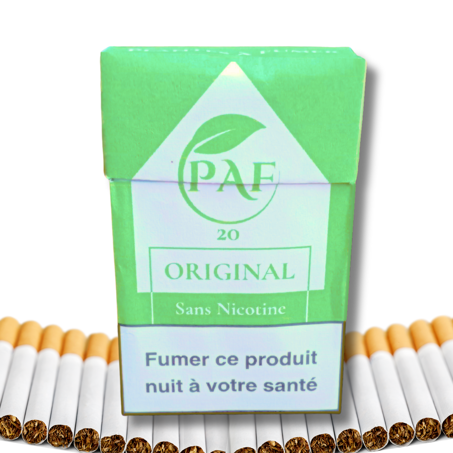 Paquet de cigarette de plantes à fumer sans nicotine