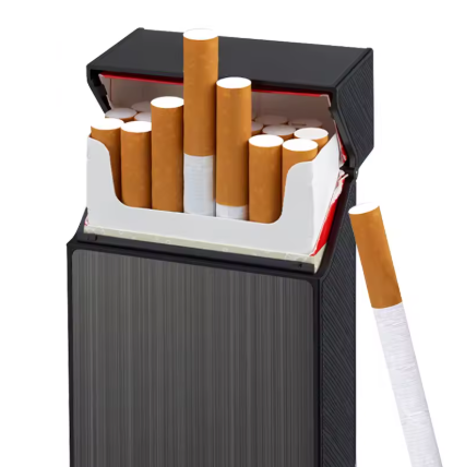 Etuis pour paquets de cigarettes Noir métallisé